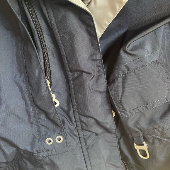 Bogner Ski Jacket Navy Blue and Silver - Picture 3 of 10